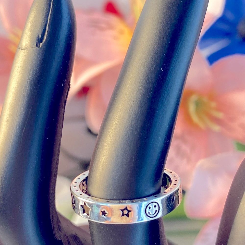 Sterling Silver 925 Celestial Hippie Ring.  Size 6, New in Box. - Picture 10 of 16